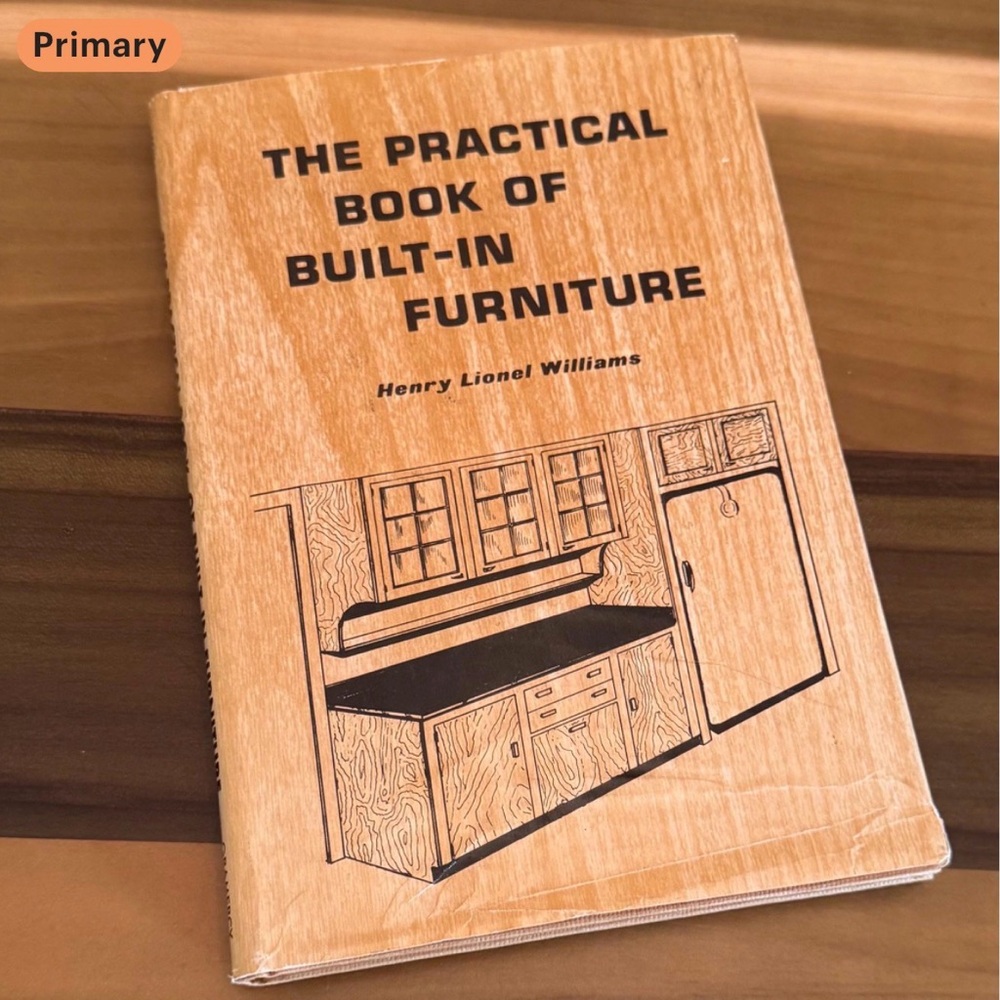 The Practical Book of Built-In Furniture, Home Carpentry Guide, 1959